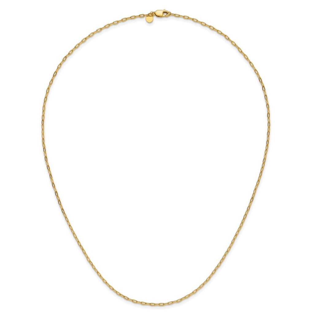 1/20 14K Gold Filled Flat Cable with Lobster Clasp Chain