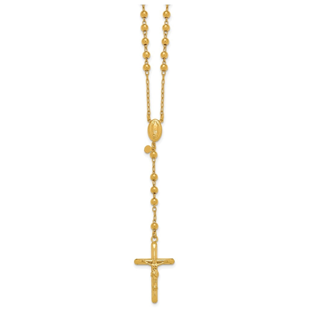 1/20 14K Gold Filled 4mm 20in Rosary Necklace