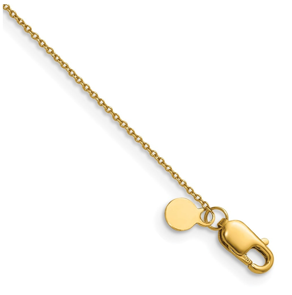1/20 14K Gold Filled Oval Cable w/Lobster Clasp Chain