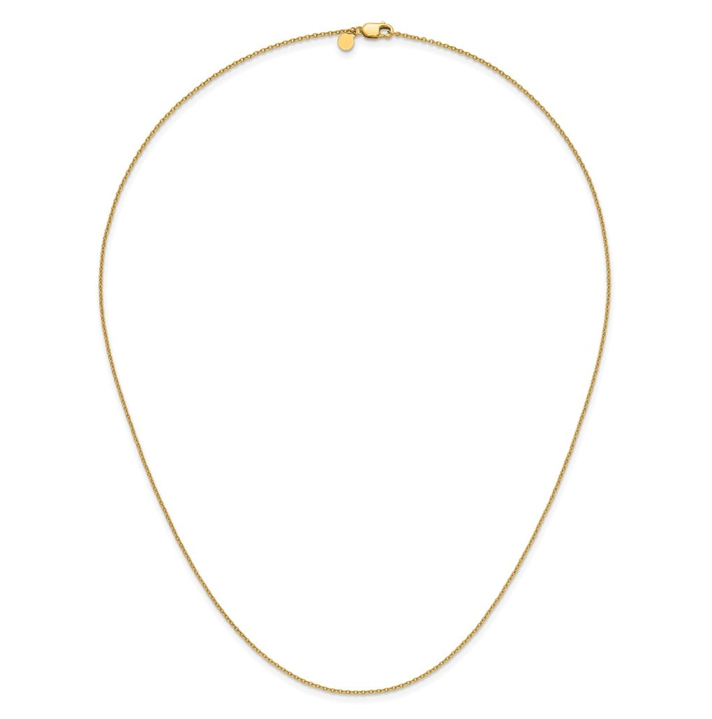 1/20 14K Gold Filled Oval Cable w/Lobster Clasp Chain