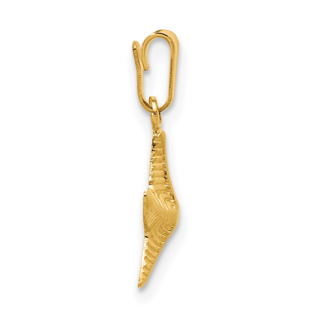 1/20 14K Gold Filled Textured Starfish Pendant