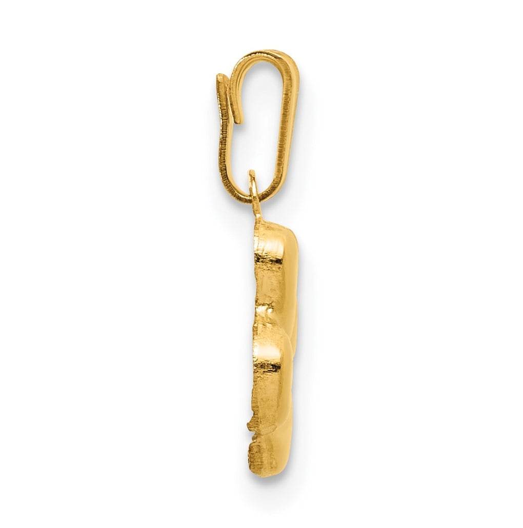 1/20 14K Gold Filled 10mm Pawprint Pendant