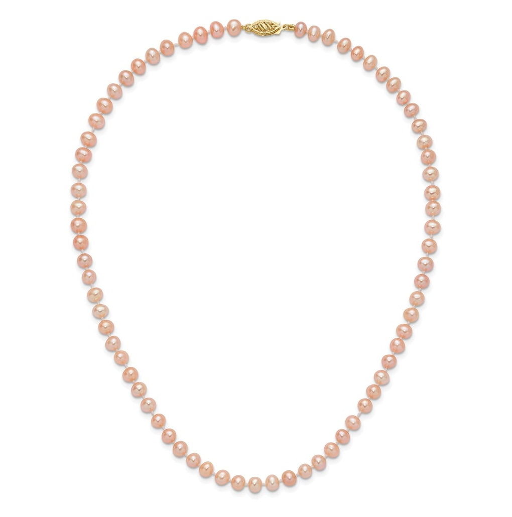 1/20 14K Gold Filled NearRound Freshwater Cultured Pearl Necklace