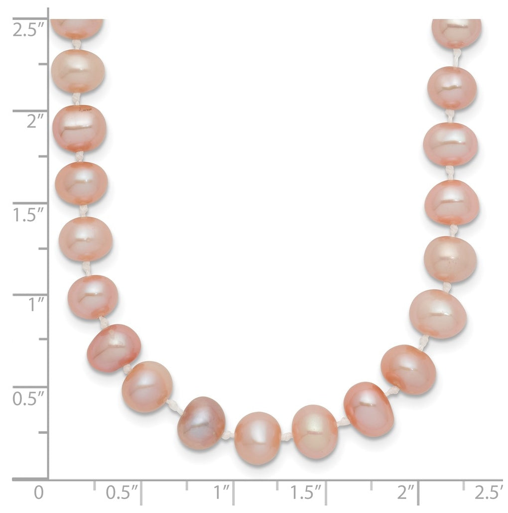 1/20 14K Gold Filled NearRound Freshwater Cultured Pearl Necklace