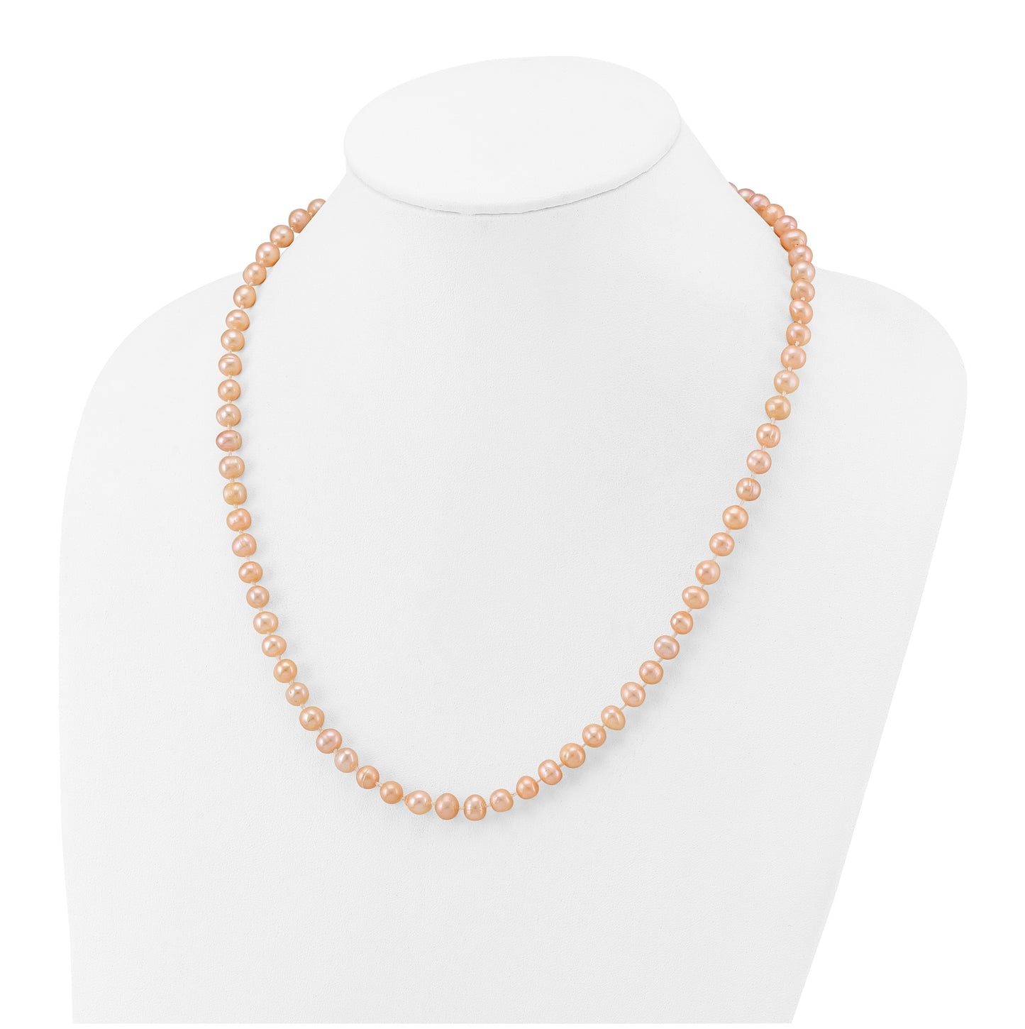 1/20 14K Gold Filled NearRound Freshwater Cultured Pearl Necklace