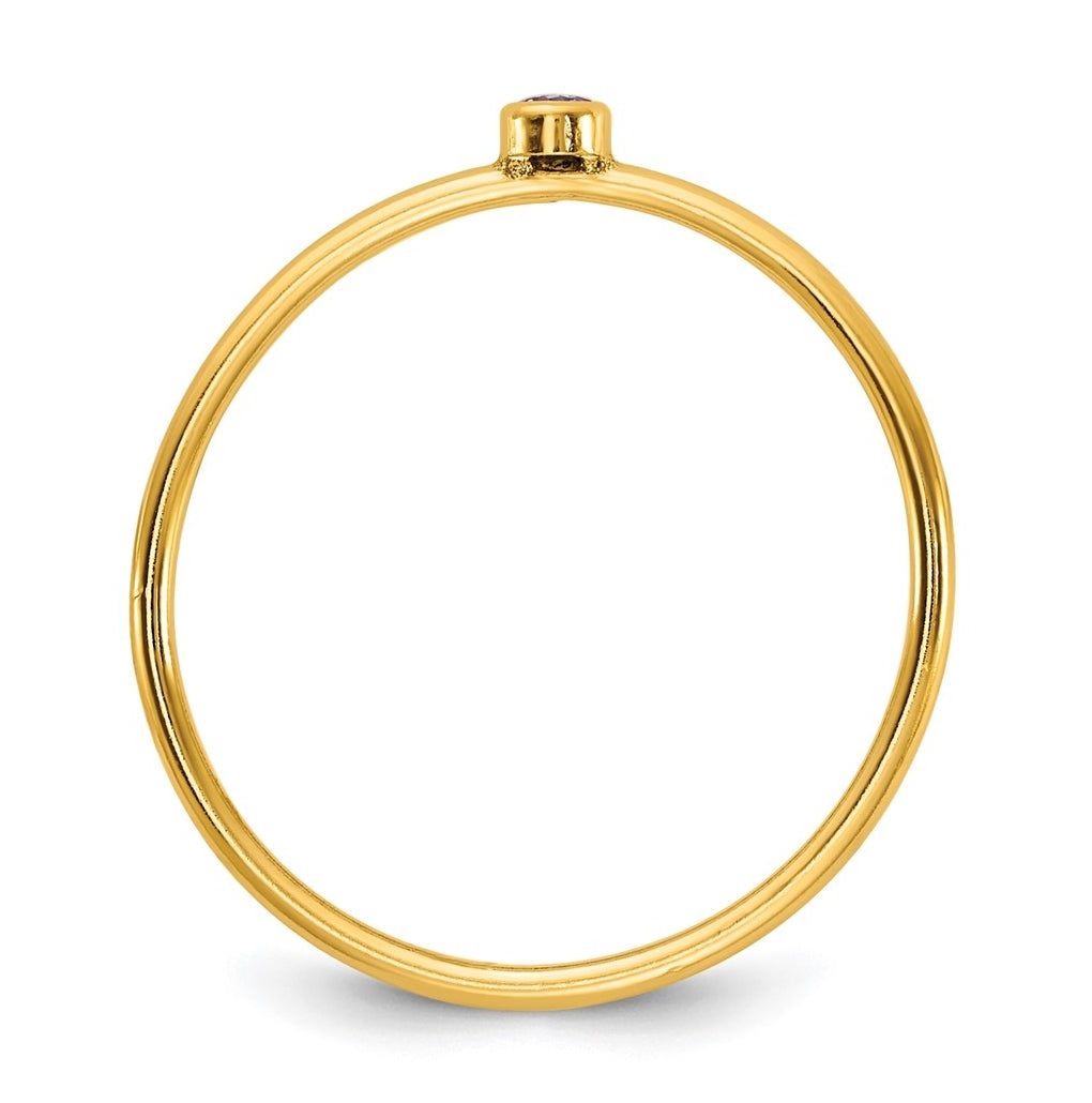 1/20 14K Gold Filled Bezel 1.0mm Stacking Ring