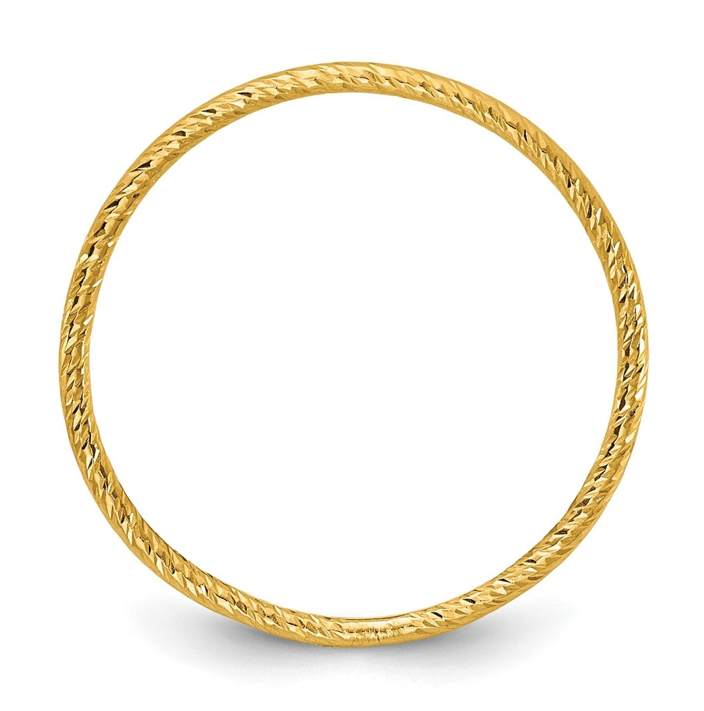 1/20 14K Gold Filled Sparkle 1.0mm Stacking Ring