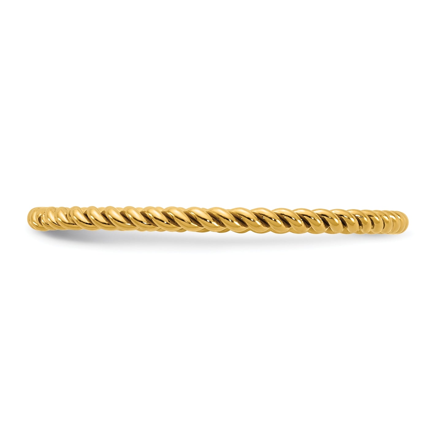 1/20 14K Gold Filled Twisted 1.20mm Stacking Ring