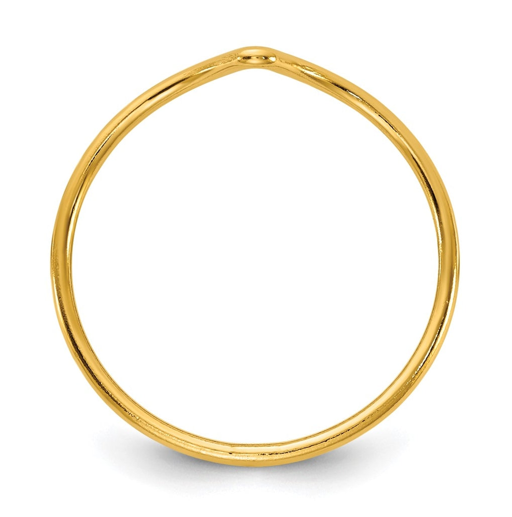 1/20 14K Gold Filled Chevron 1.0mm Ring