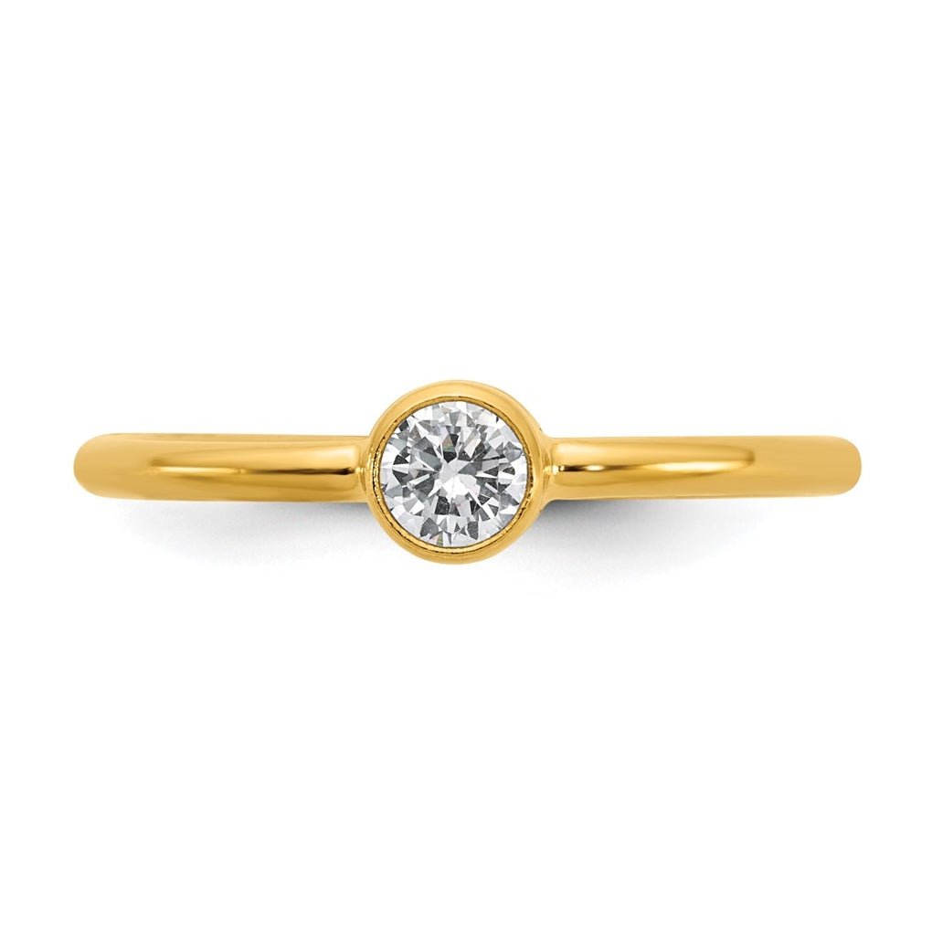 1/20 14K Gold Filled CZ 1.50mm Ring