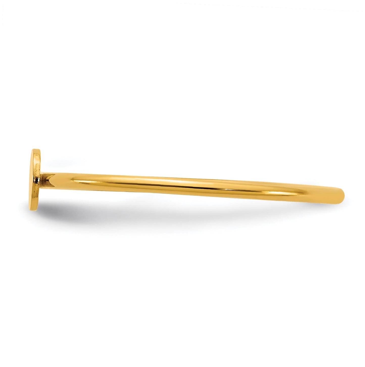 1/20 14K Gold Filled Disc 1.0mm Stacking Ring