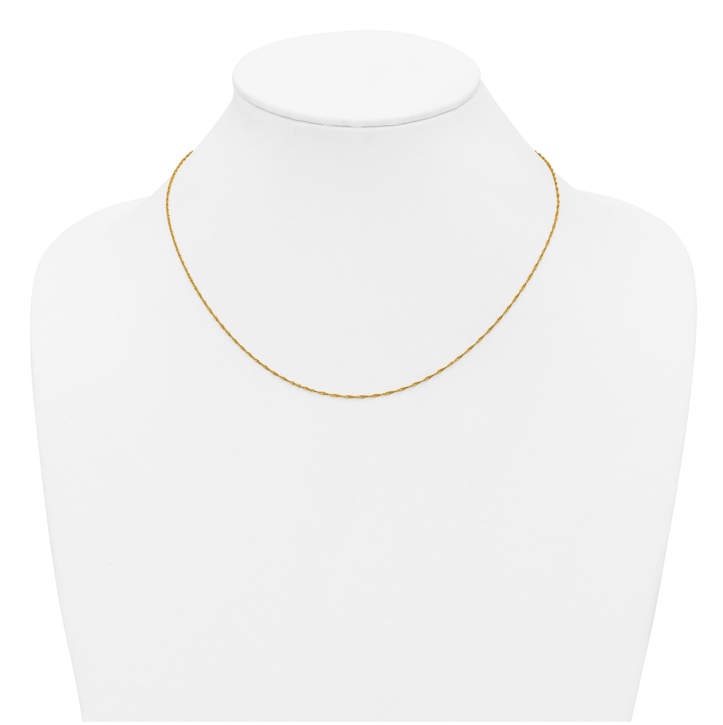 1/20 14K Gold Filled Singapore with Lobster Clasp Chain