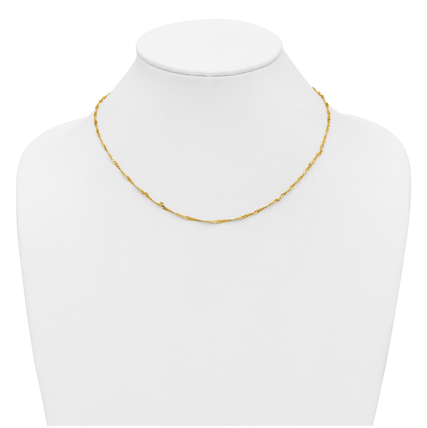 1/20 14K Gold Filled Singapore with Lobster Clasp Chain