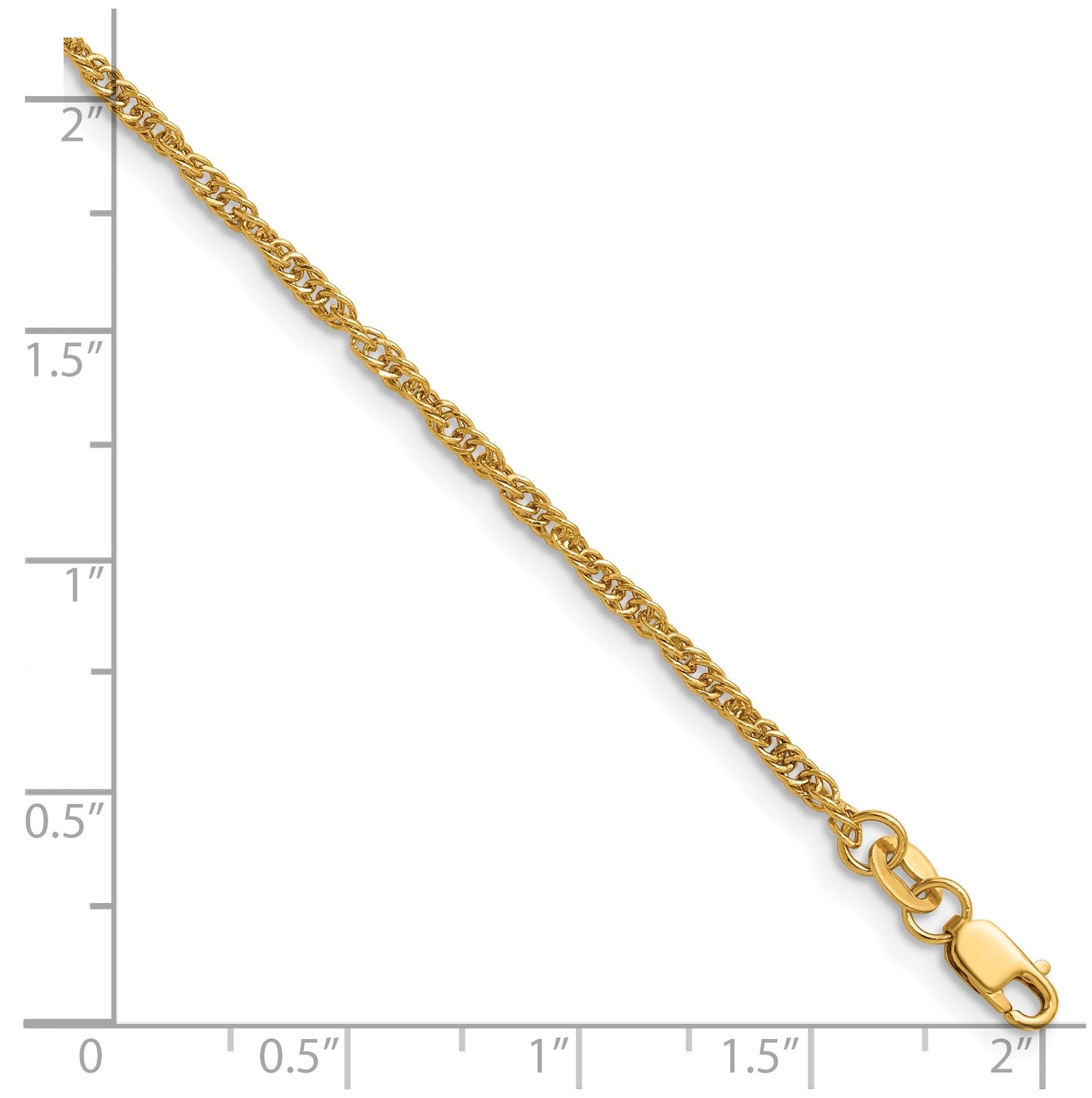1/20 14K Gold Filled Singapore with Lobster Clasp Chain