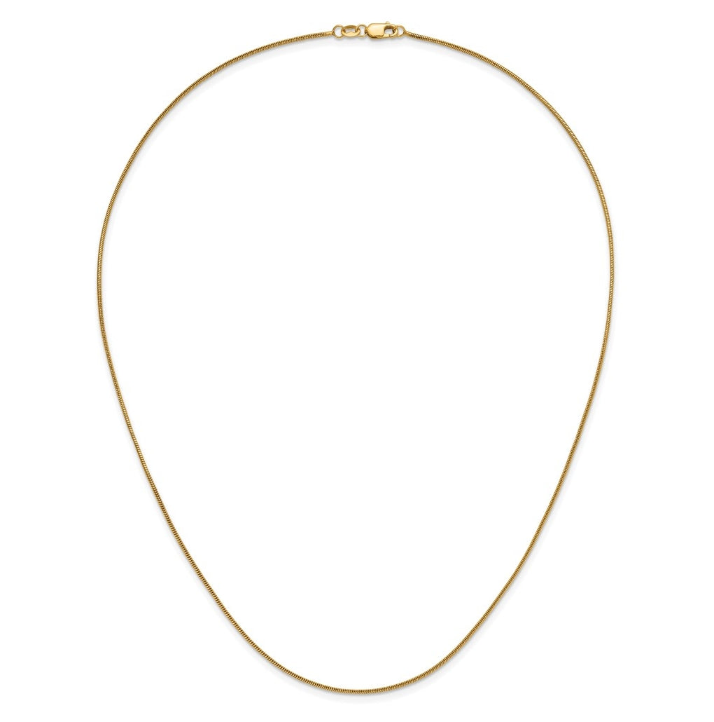 1/20 14K Gold Filled Snake with Lobster Clasp Chain