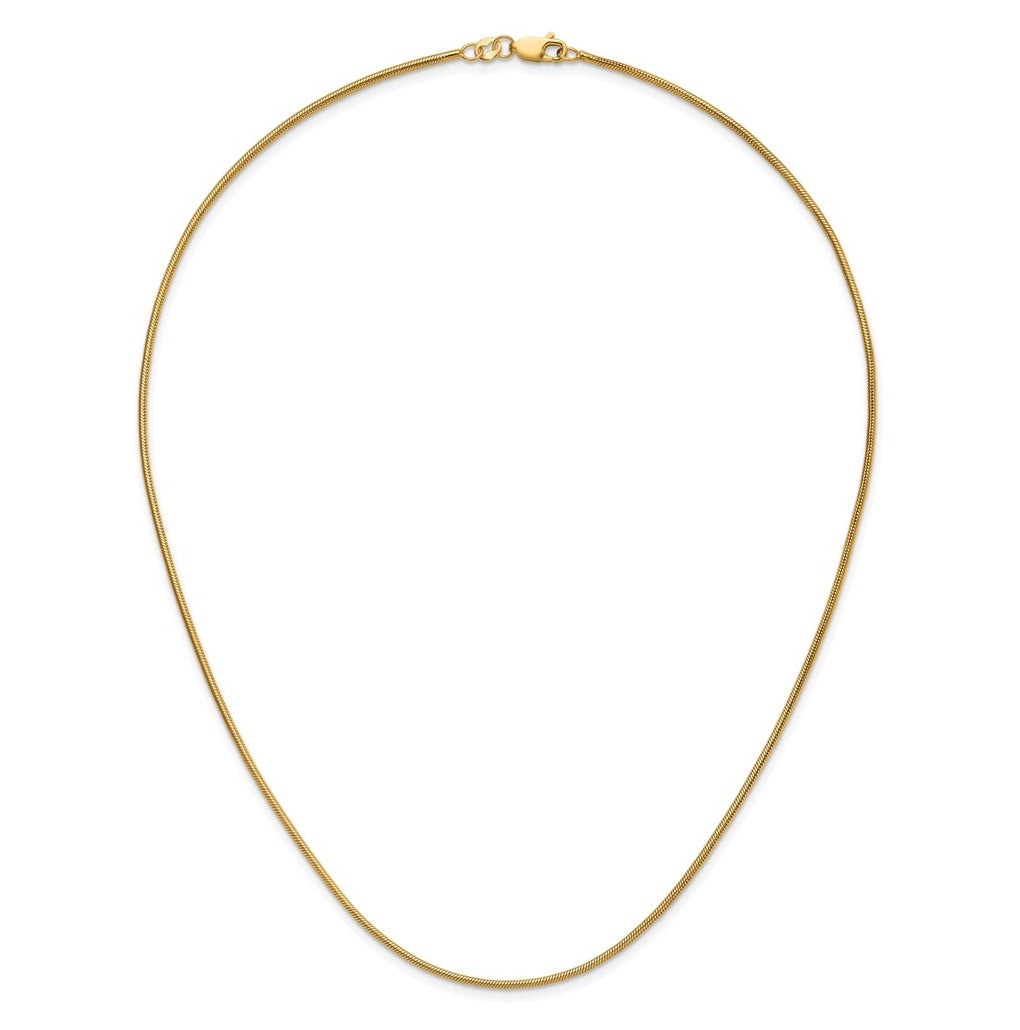 1/20 14K Gold Filled Snake with Lobster Clasp Chain