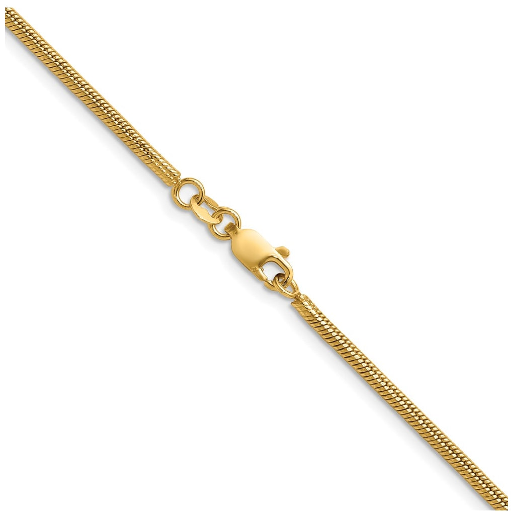 1/20 14K Gold Filled Snake with Lobster Clasp Chain