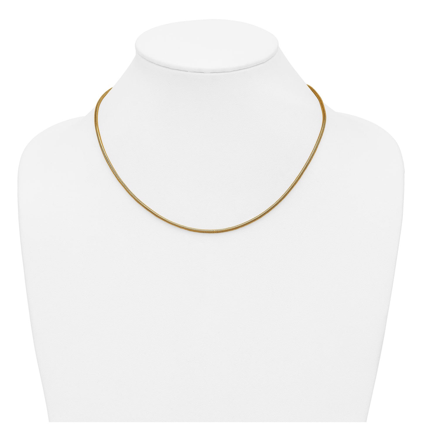 1/20 14K Gold Filled Snake with Lobster Clasp Chain