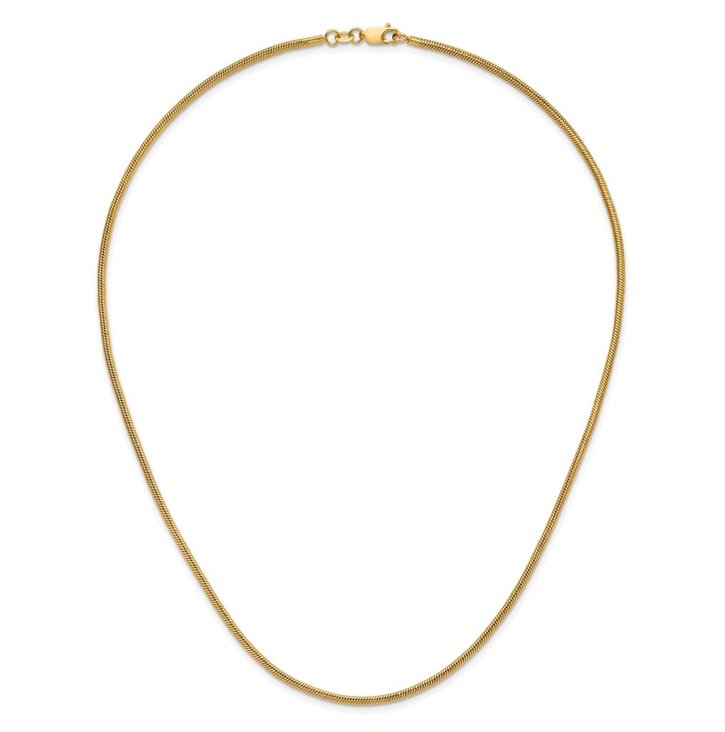 1/20 14K Gold Filled Snake with Lobster Clasp Chain