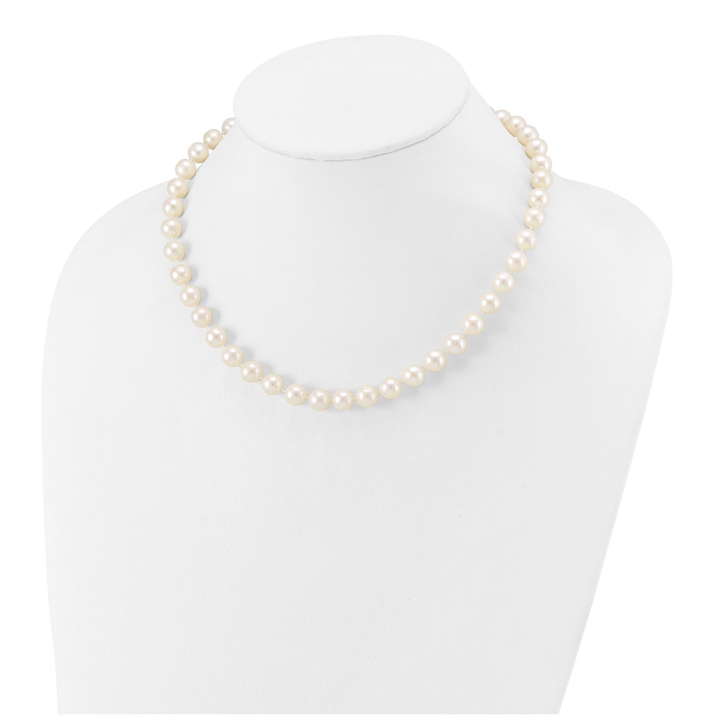 1/20 14K Gold Filled NearRound Freshwater Cultured Pearl Necklace