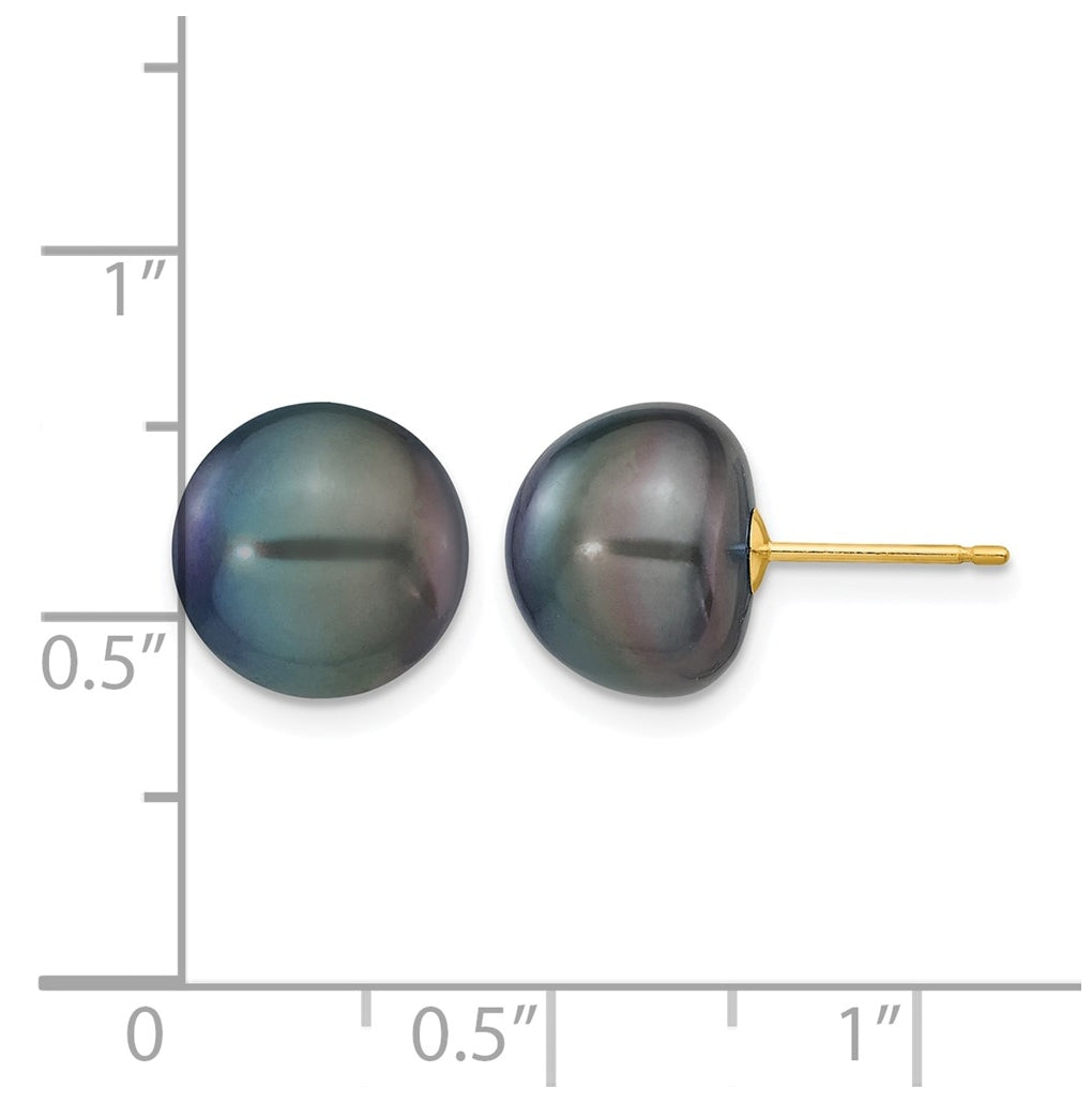 1/20 14K Gold Filled FWC Pearl Stud Post Earrings