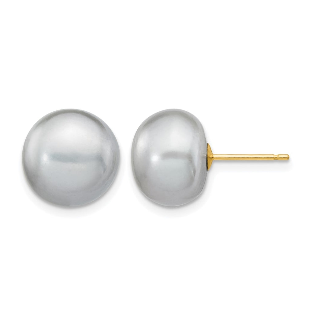 1/20 14K Gold Filled FWC Pearl Stud Post Earrings