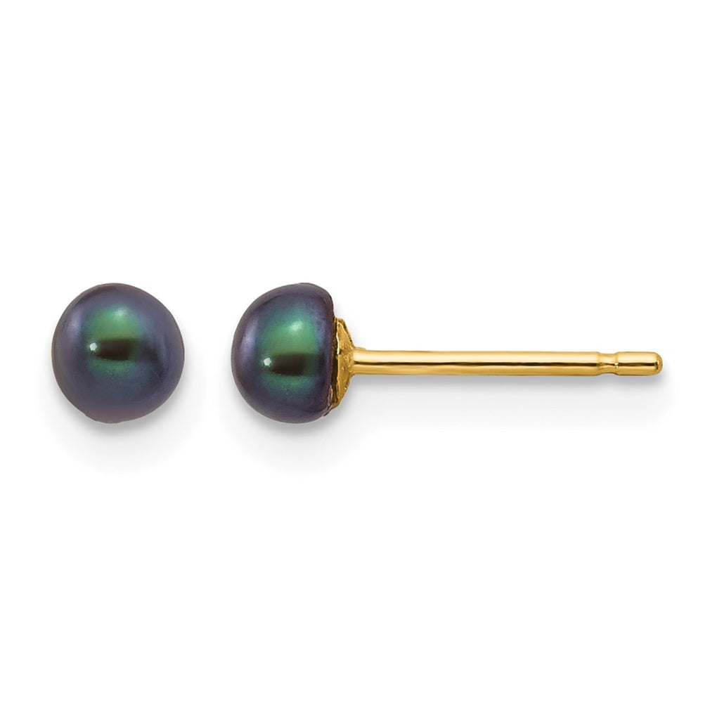 1/20 14K Gold Filled FWC Pearl Stud Post Earrings