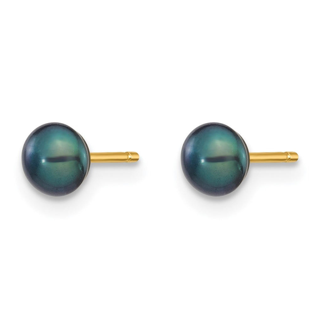 1/20 14K Gold Filled FWC Pearl Stud Post Earrings