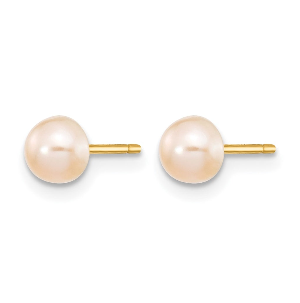 1/20 14K Gold Filled FWC Pearl Stud Post Earrings