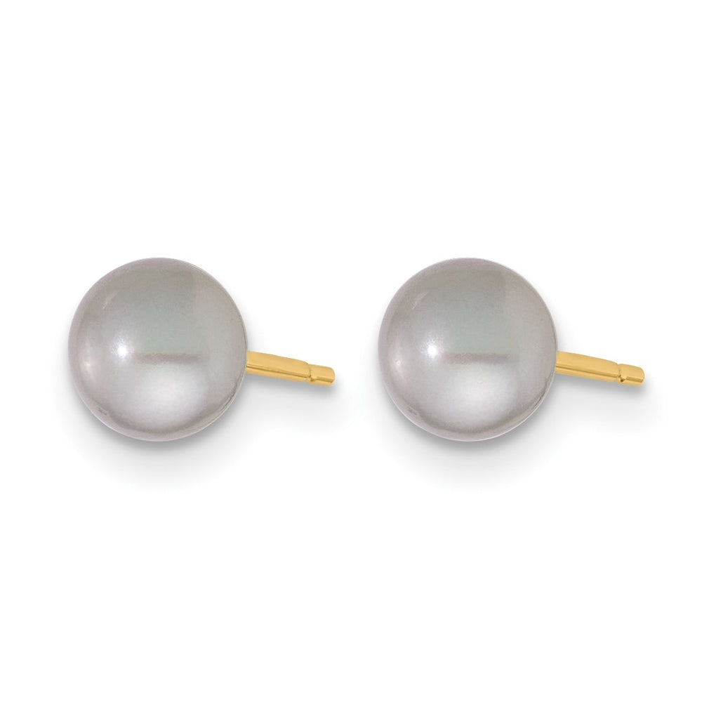 1/20 14K Gold Filled FWC Pearl Stud Post Earrings