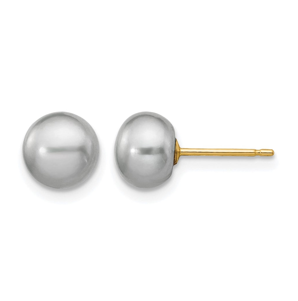 1/20 14K Gold Filled FWC Pearl Stud Post Earrings