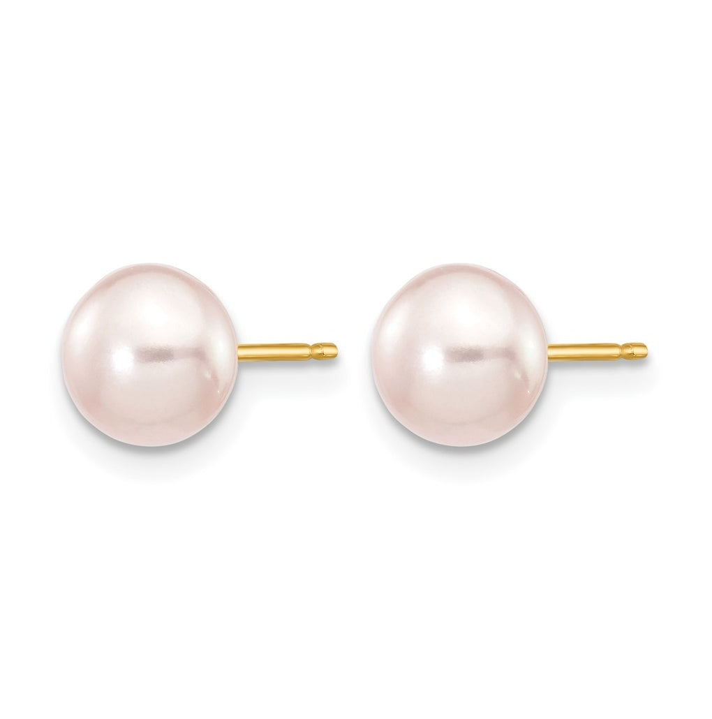 1/20 14K Gold Filled FWC Pearl Stud Post Earrings