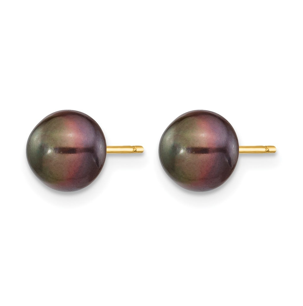 1/20 14K Gold Filled FWC Pearl Stud Post Earrings
