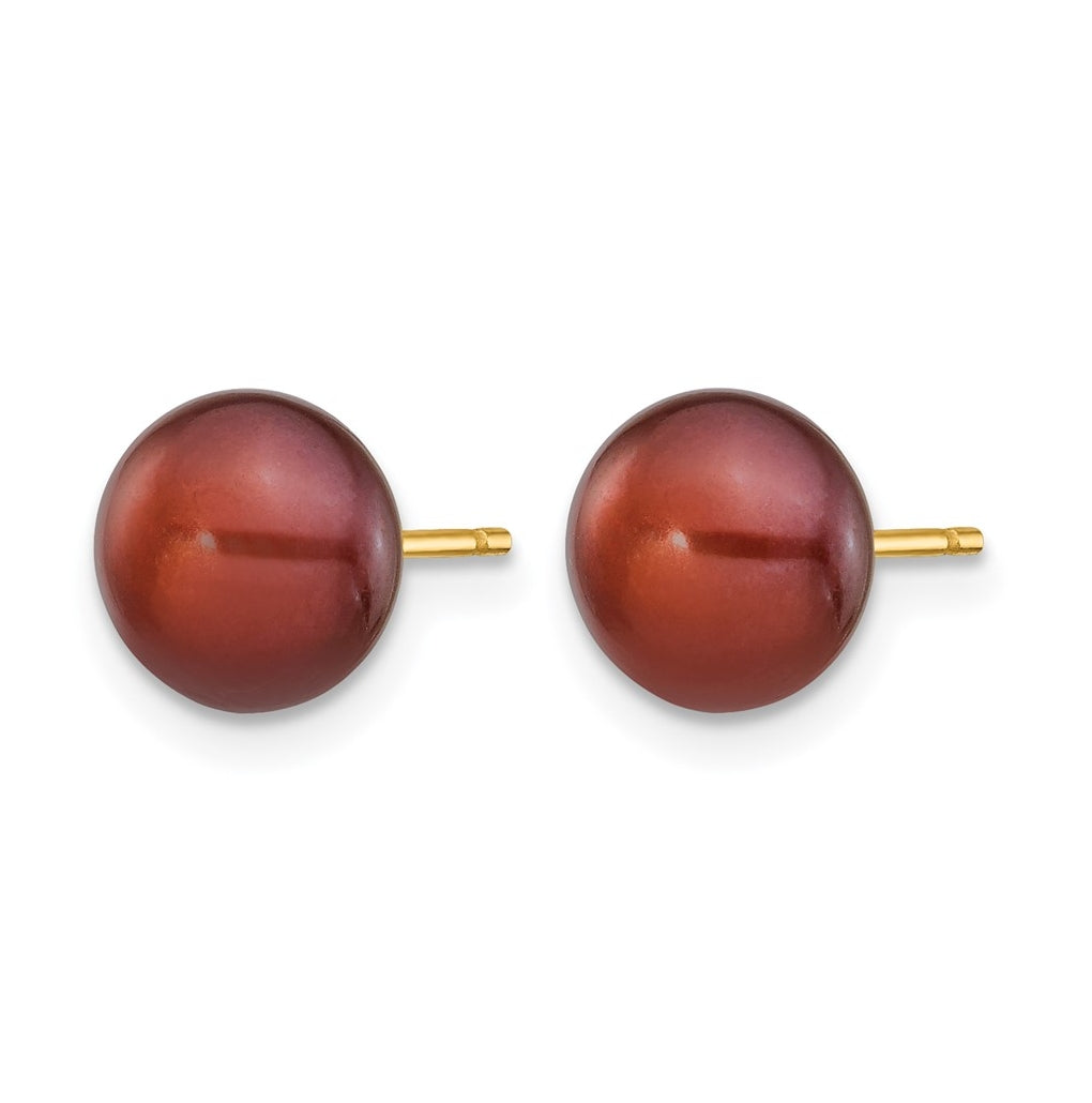 1/20 14K Gold Filled FWC Pearl Stud Post Earrings