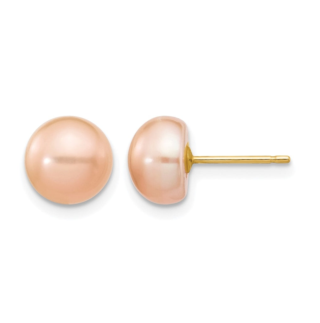 1/20 14K Gold Filled FWC Pearl Stud Post Earrings