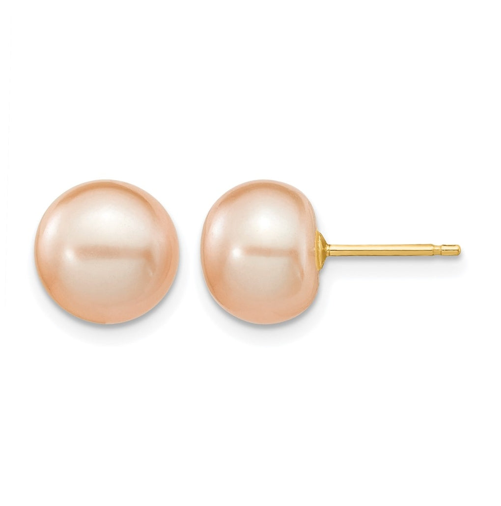 1/20 14K Gold Filled FWC Pearl Stud Post Earrings
