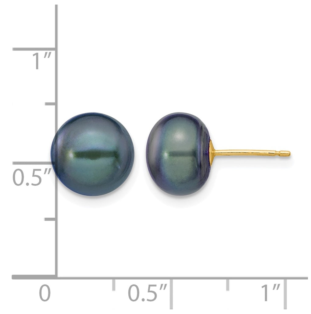 1/20 14K Gold Filled FWC Pearl Stud Post Earrings
