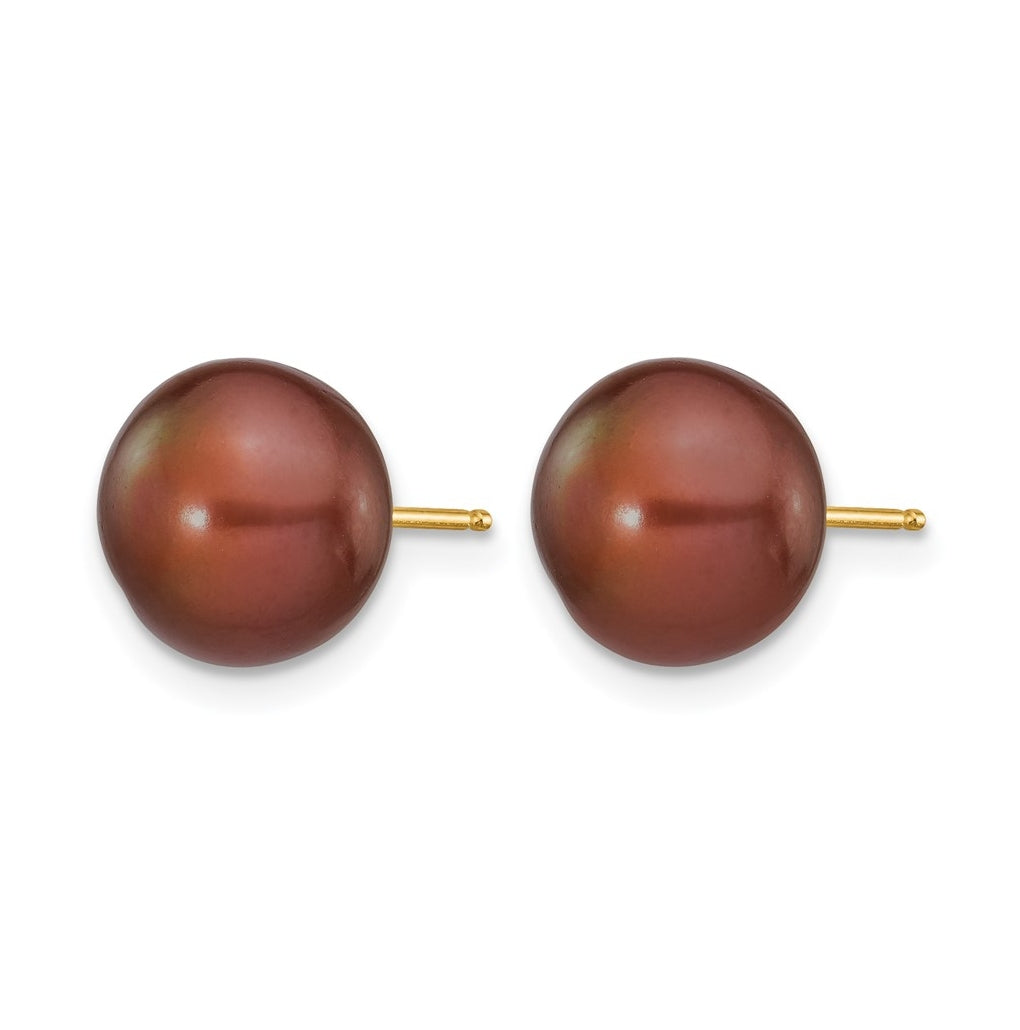 1/20 14K Gold Filled FWC Pearl Stud Post Earrings