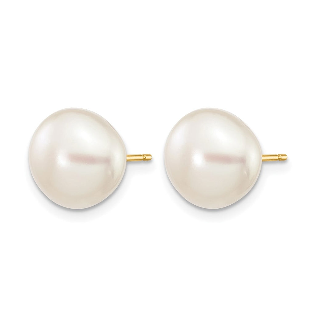 1/20 14K Gold Filled FWC Pearl Stud Post Earrings