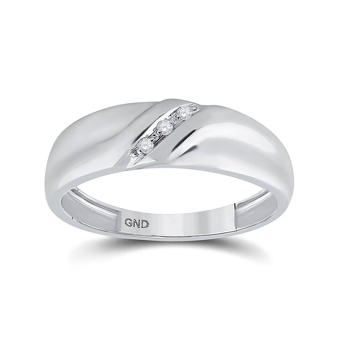 Sterling Silver His Hers Round Diamond Cluster Matching Wedding Set 1/6 Cttw, Womens Size: 5-10, Mens Size: 7-13