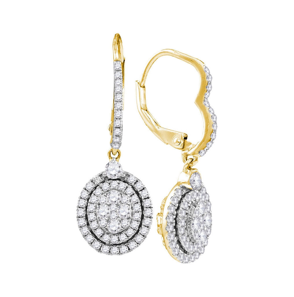 14kt Yellow Gold 1 1/4ctw Diamond Earring