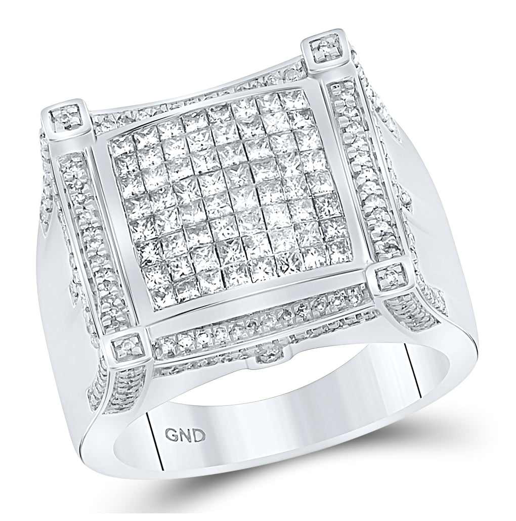 10kt Yellow Gold 2 Cttw Diamond Mens Ring