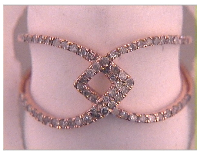 10kt Rose Gold 1/3ct Diamond Fashion Band