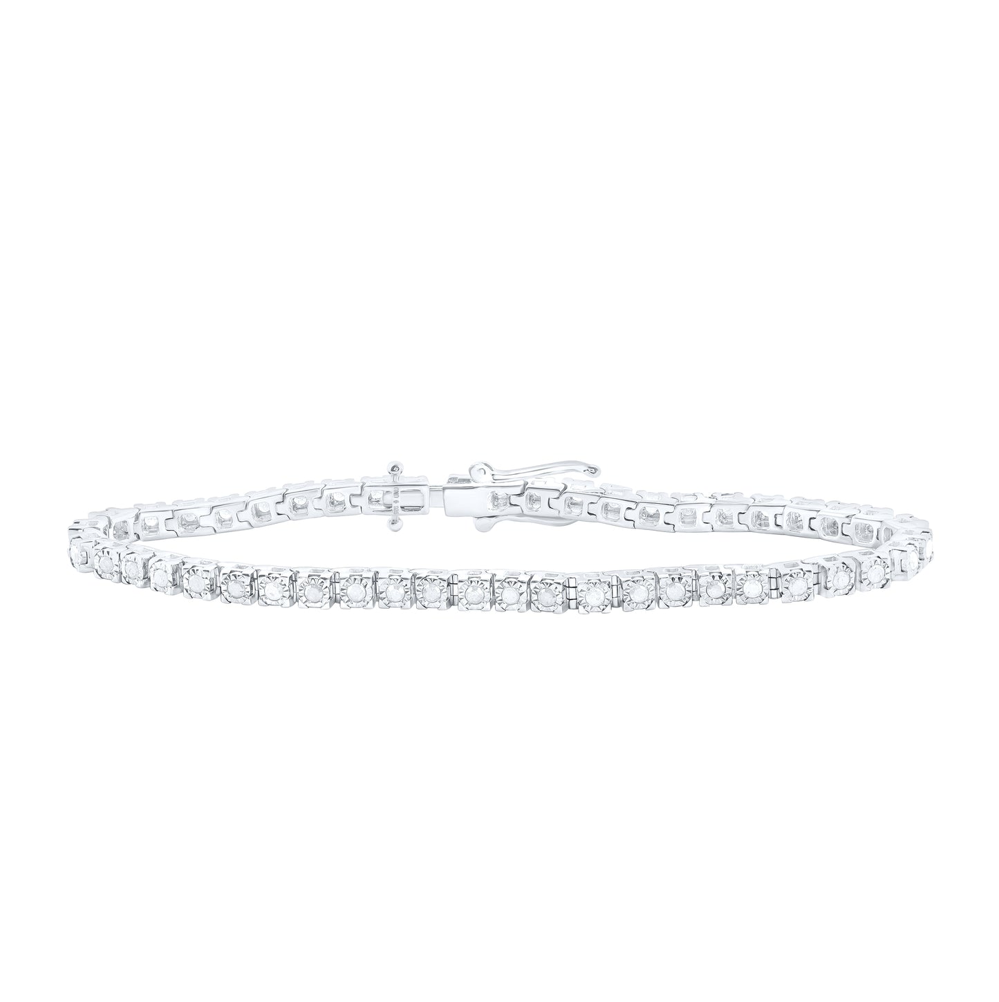 Sterling Silver 1ctw Diamond Fashion Bracelet