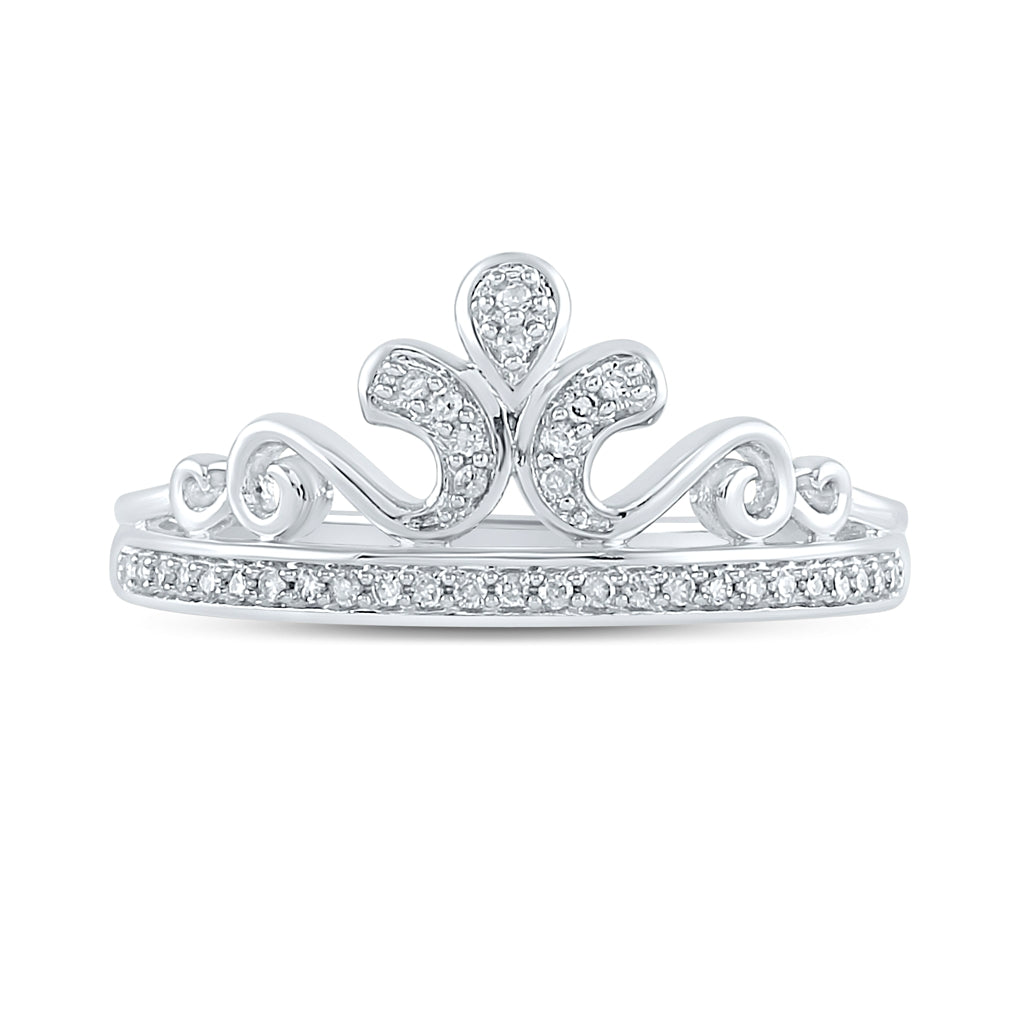 10kt White Gold 1/10ct. Diamond Ring