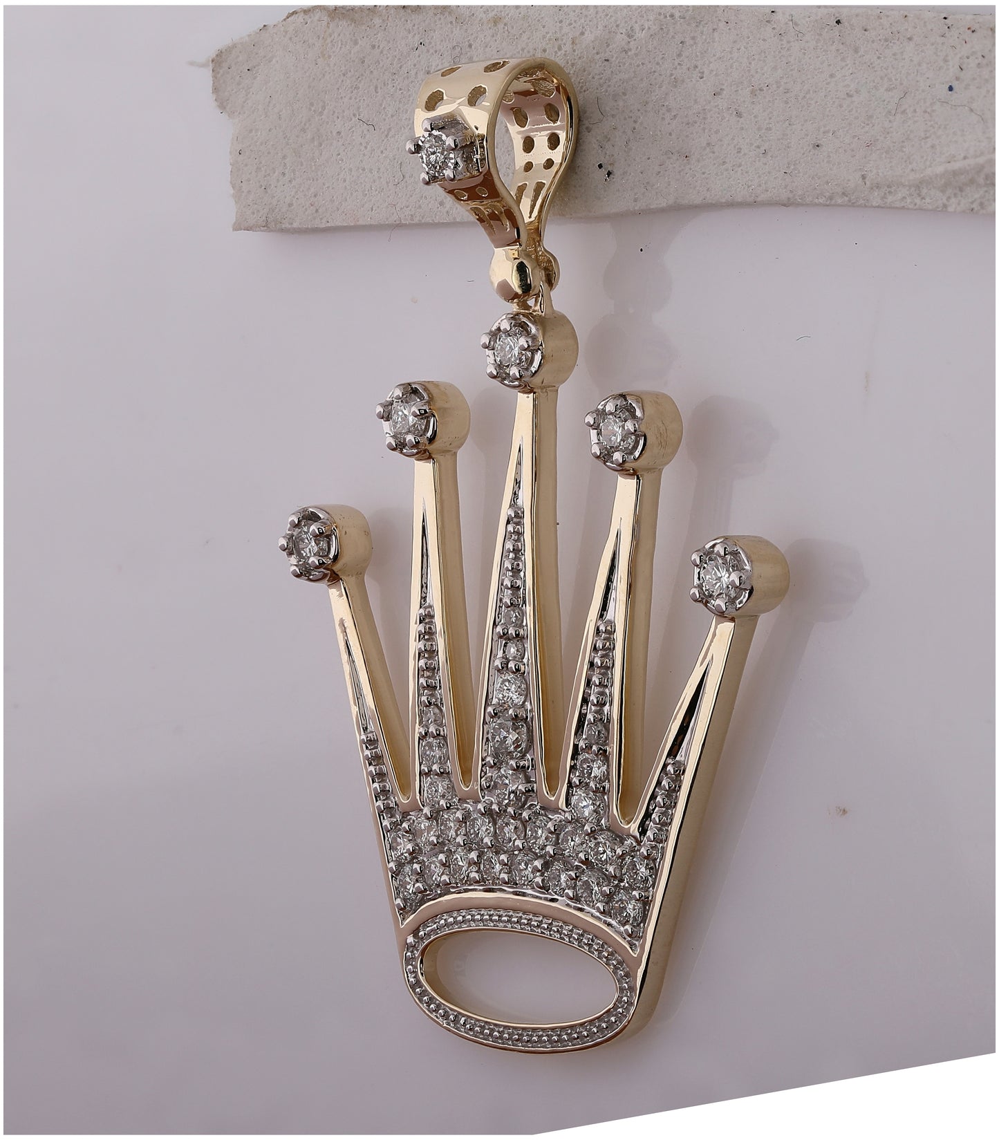 10kt Yellow Gold 1 Ct Diamond Pendant