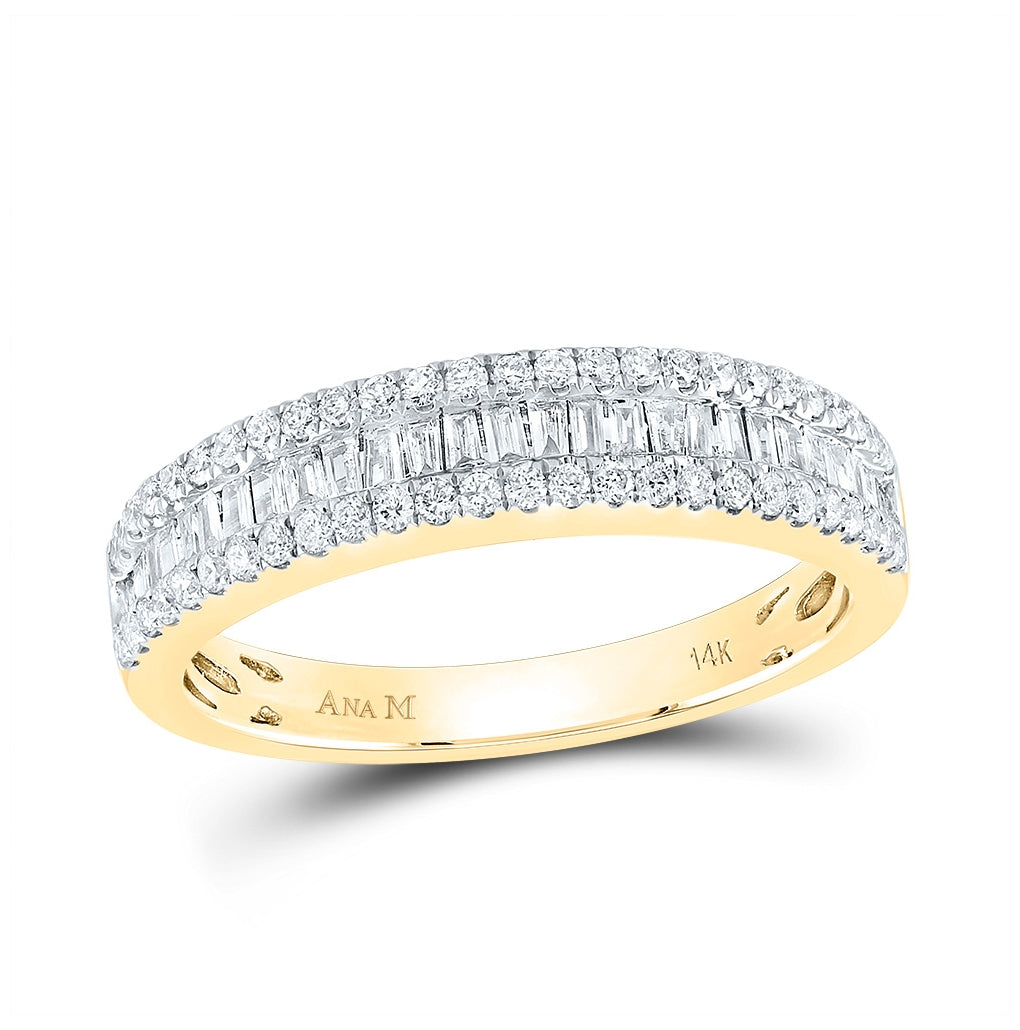 14kt Yellow Gold 1/2ctw Diamond Band