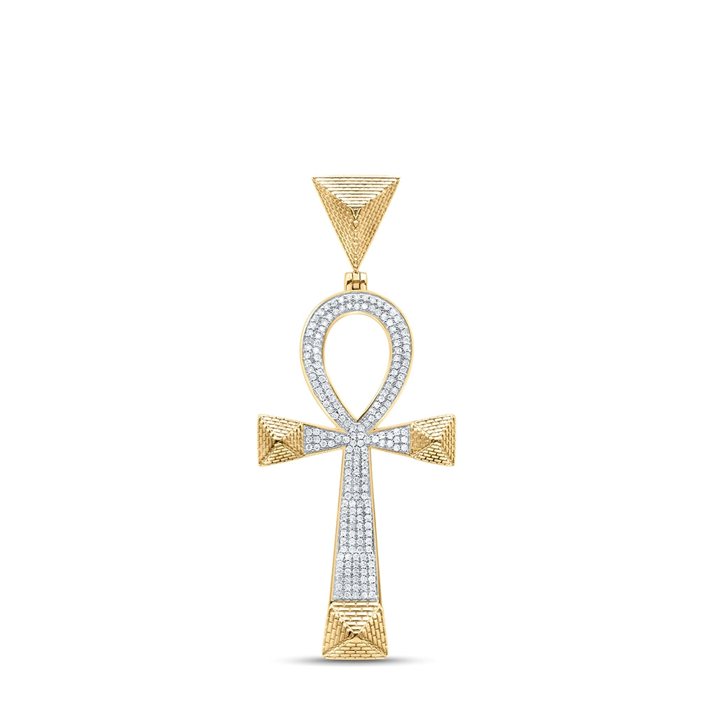 10kt Yellow Gold 1/2ct Diamond Pendant