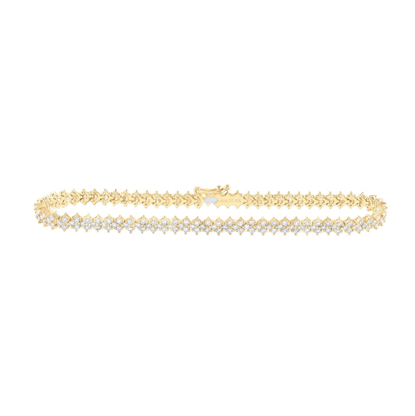 14kt Yellow Gold 2 1/5ctw Diamond Ana M Fashion Bracelet