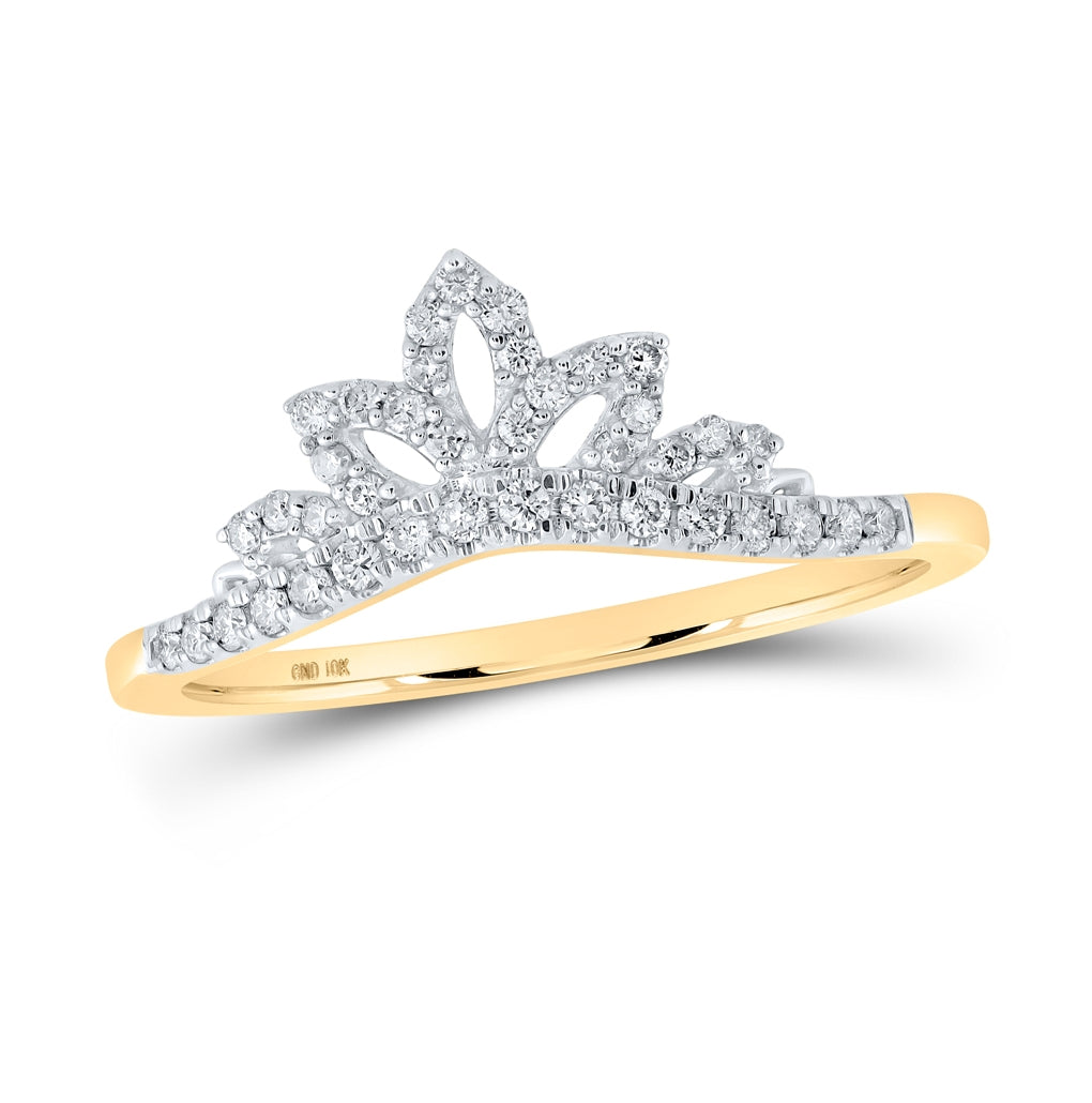 10K Yellow Or White Or Rose Gold Womens Round Diamond Enhancer Wedding Band , Womens Size: 5-10